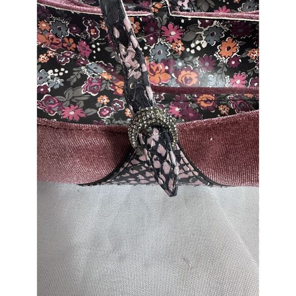 Coach Tabitha Simmons Harriette Velvet Colorblock Mary Jane Shoes Size 10 - Picture 13 of 14